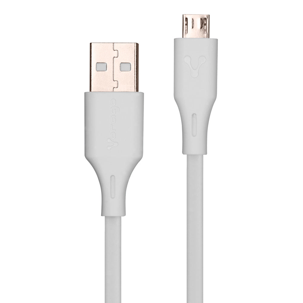 CABLE USB VORAGO CAB-M01W USB- MICRO USB 1METRO BLANCO - CABLE USB VORAGO CAB-M01W USB- MICRO USB 1METRO BLANCO -